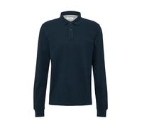 Langarm-Poloshirt aus Baumwoll-Piqué mit Bündchen XXL blau 2170160.5978.XXL