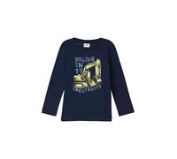 Langarm-Shirt mit Frontprint 116/122 blau 2176089.5952.116_122