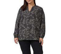 Langarmbluse aus Viskosemix mit Leo-Print 48 grau 2177904.98A2.48