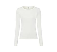 Ripp-Langarmshirt mit Stickerei 42 creme 2172642.0210.42