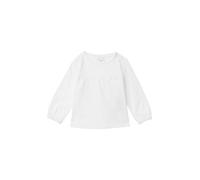 s.Oliver Baby Langarmshirt A-Shape mit Applikation weiß Größe 68