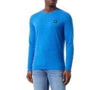 s.Oliver Langarmshirt meliert mit Logo-Patch