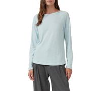 Langarmshirt mit Flammgarnstruktur 48 türkis 2175336.6439.48
