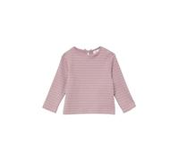Langarmshirt mit Glitzerstreifen und Zierschleife 92 rosé 2173626.45G1.92