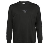 s.Oliver Langarmshirt mit Logo-Stickerei