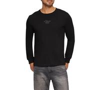 s.Oliver Langarmshirt mit Logo-Stickerei
