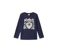 Langarmshirt mit Pailletten-Artwork 104/110 blau 2173441.5952.104_110