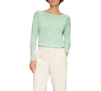 Langarmshirt mit Raglanärmeln und Flammgarnstruktur 44 grün 2157891.6505.44