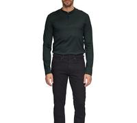 Langarmshirt mit Reißverschluss aus mercerisierter Baumwolle L grün 2149972.7974.L