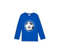 Langarmshirt mit Wendepailletten und Frontprint 128/134 blau 2177335.5604.128_134