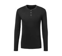 s.Oliver Herren MH-30LA_LS Langarmshirt, schwarz, S