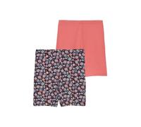 Gerippte Radlerhose im Doppelpack 116/122 pink|blau|mehrfarbig 2180095.4263.116_122