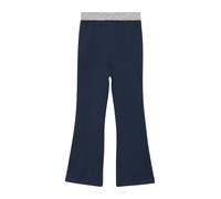 s.Oliver Flared-Leg-Leggings mit Glitzerbund Blau Größe 104