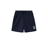 s.Oliver Jersey-Bermuda 2176169.5952.110 Relaxed Fit mit Print-Detail Blau Gr. 110