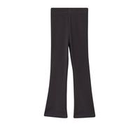 Elastische Baumwollmix-Leggings aus Rippware mit Flared Leg 104 grau 2169698.9866.104