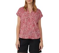 Leichte Baumwoll-Bluse mit All-over-Print 38 rot 2171195.35B0.38