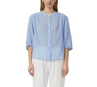 s.Oliver Bluse Relaxed Fit aus Baumwolle 3/4-Ärmel Blau Größe 40