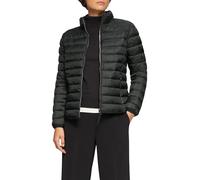 Leichte Jacke mit Steppung und Stehkragen 48 schwarz 2116407.9999.48