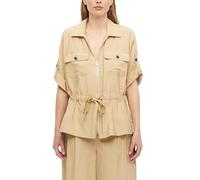 Leichte Kurzarm-Jacke mit Bindedetail 42 beige 2179249.8170.42