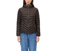 Steppjacke S.OLIVER, Damen, Gr. 46, braun, Web, Obermaterial: 100% Polyester, slim fit hüftlang, elastischer Bund, Jacken Steppjacke, Slim fit, schmale Passform (99654400-46) braun