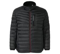 Leichte Steppjacke mit sportiven Kontrastdetails | 360° Circular Vision 5XL schwarz 2171997.9999.5XL