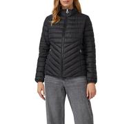 Steppjacke S.OLIVER, Damen, Gr. 34, schwarz, Steppware, Obermaterial: 100% Polyester. Futter: 100% Polyester, unifarben, regular fit taillenbedeckt, Rundhals, elastischer Bund, Jacken Steppjacke, mit