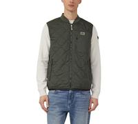 Leichte Steppweste mit Bomberkragen im Workwear-Stil M olive 2179949.7938.M