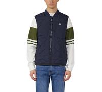 Leichte Steppweste mit Bomberkragen im Workwear-Stil XL blau 2179949.5978.XL