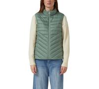 Steppweste S.OLIVER, Damen, Gr. 42, sage grün, Steppware, Obermaterial: 100% Polyester, regular fit taillenbedeckt, Westen Steppweste, mit Stehkragen (73312426-42) sage grün