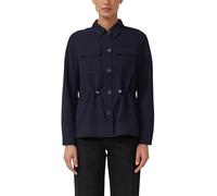Leichte Twill-Jacke mit Tunnelzug an der Taille 38 blau 2175060.5959.38