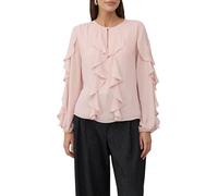 Leichte Volant-Bluse mit Viskose-Futter 44 pink 2170837.4405.44