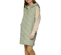 Leichte Weste im Fabricmix mit Prägung 46 Grün