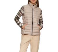 s.Oliver Damen 2151755 Steppweste mit Stehkragen, 8093 Braun, 34