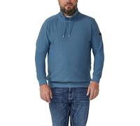 Leichter Pullover mit Snood-Kragen und Logo-Detail XXL petrol 2177009.6244.XXL
