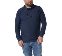 Leichter Pullover mit Snood-Kragen und Logo-Detail 3XL blau 2177009.5826.3XL