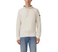 Leichter Pullover mit Snood-Kragen und Logo-Detail XXL creme 2172261.9000.XXL