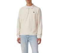 s.Oliver Leichtes Baumwoll-Sweatshirt mit Struktur und Polokragen