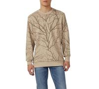 Leichtes Sweatshirt mit All-over-Print und Logo XL beige 2172789.81A1.XL