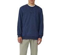 Leichtes Sweatshirt mit All-over-Print und Logo M blau 2172789.58A1.M