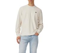 Leichtes Sweatshirt mit Rippstruktur und Logo XL grau 2169281.9000.XL