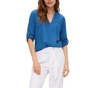 s.Oliver Leinenbluse mit 3/4-Arm und Tunika-Ausschnitt