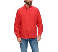 s.Oliver Leinenhemd mit Button-Down-Kragen rot S