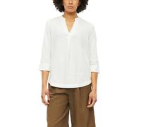 Leinenmix-Bluse mit Turn-up 38 weiß 2179139.0100.38