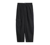 Leinenmix-Hose mit Barrel Leg 40 schwarz 2179243.9999.40