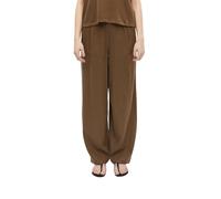 Leinenmixhose mit Elastikbund 40/REG braun 2179148.8918.40_REG