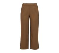 Leinenmixhose mit Elastikbund 52 braun 2183496.8918.52