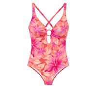 Badeanzug mit floralem Alloverprint 36A/B orange|mehrfarbig 6011489.6307.36A_B