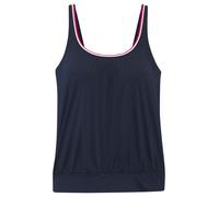 Unifarbenes Oversize-Tankini-Top 40 blau 6011494.24.40