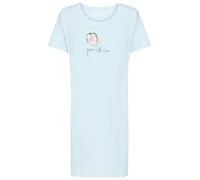 Bigshirt mit Frontprint 32/34 blau 6011469.5407.32_34