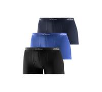 s.Oliver LM s.O Boxer Basic 3x 3x blau sort - Gr. - M